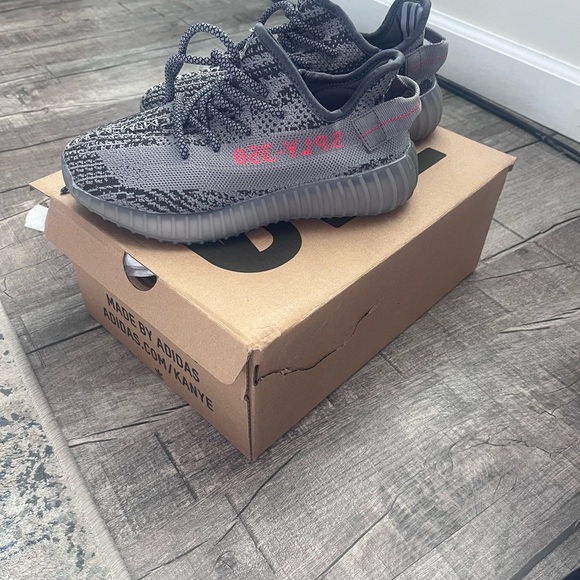 Adidas Yeezy Boost 350 V2 Gray with orange Accents